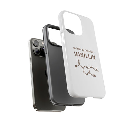Vanillin Chemistry iPhone Case — 'Warmth by Chemistry' Molecule Design