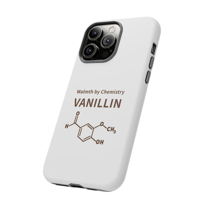 Vanillin Chemistry iPhone Case — 'Warmth by Chemistry' Molecule Design