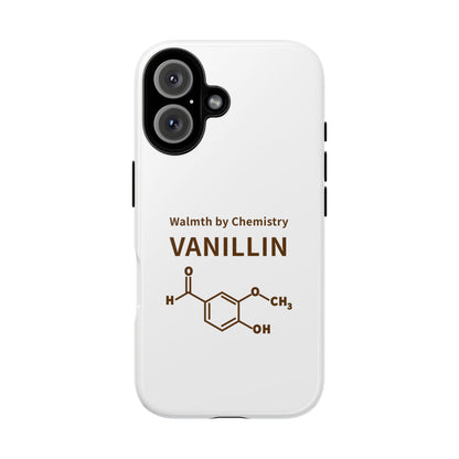 Vanillin Chemistry iPhone Case — 'Warmth by Chemistry' Molecule Design