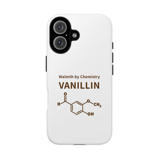 Vanillin Chemistry iPhone Case — 'Warmth by Chemistry' Molecule Design