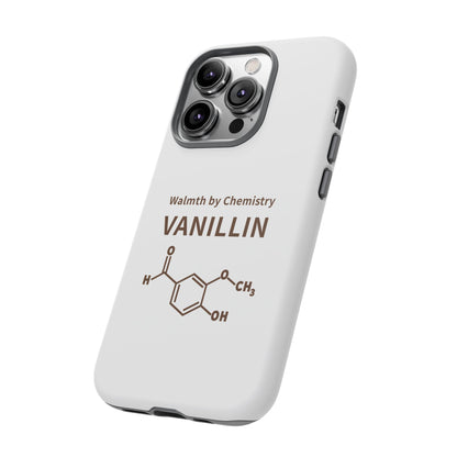 Vanillin Chemistry iPhone Case — 'Warmth by Chemistry' Molecule Design