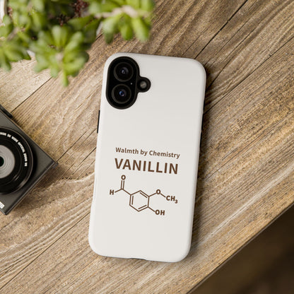 Vanillin Chemistry iPhone Case — 'Warmth by Chemistry' Molecule Design