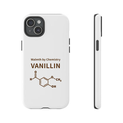 Vanillin Chemistry iPhone Case — 'Warmth by Chemistry' Molecule Design