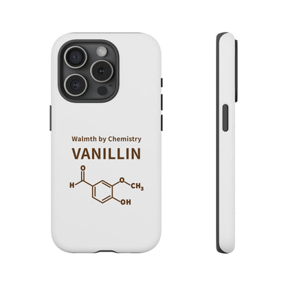 Vanillin Chemistry iPhone Case — 'Warmth by Chemistry' Molecule Design