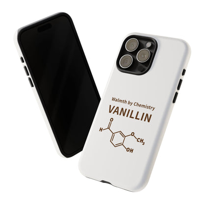 Vanillin Chemistry iPhone Case — 'Warmth by Chemistry' Molecule Design