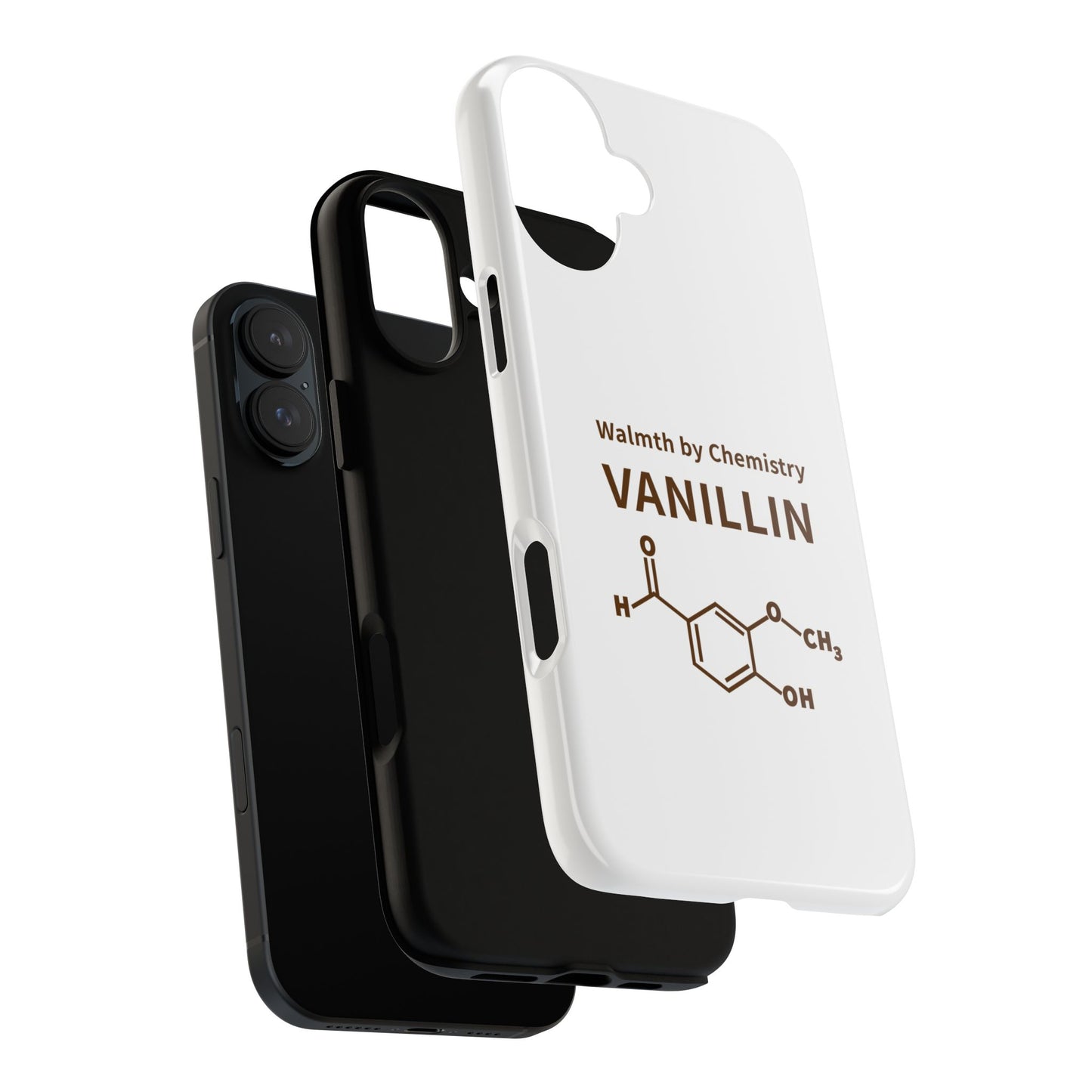 Vanillin Chemistry iPhone Case — 'Warmth by Chemistry' Molecule Design