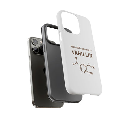 Vanillin Chemistry iPhone Case — 'Warmth by Chemistry' Molecule Design
