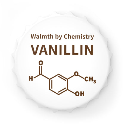 Vanillin Chemistry Bottle Opener — 'Walmth by Chemistry' Molecular Design