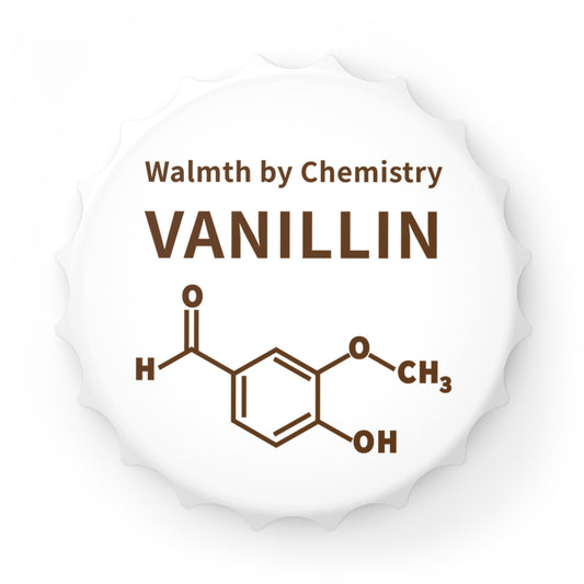 Vanillin Chemistry Bottle Opener — 'Walmth by Chemistry' Molecular Design