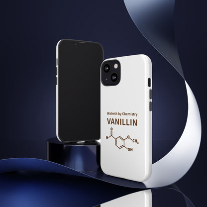 Vanillin Chemistry iPhone Case — 'Warmth by Chemistry' Molecule Design