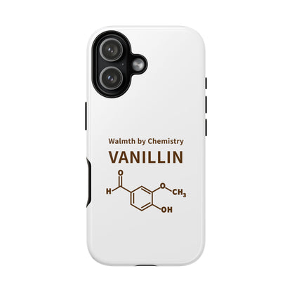 Vanillin Chemistry iPhone Case — 'Warmth by Chemistry' Molecule Design