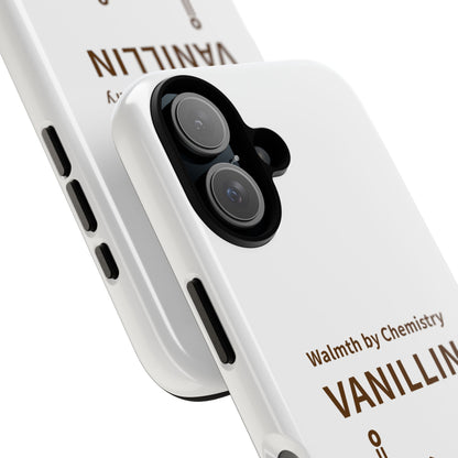 Vanillin Chemistry iPhone Case — 'Warmth by Chemistry' Molecule Design