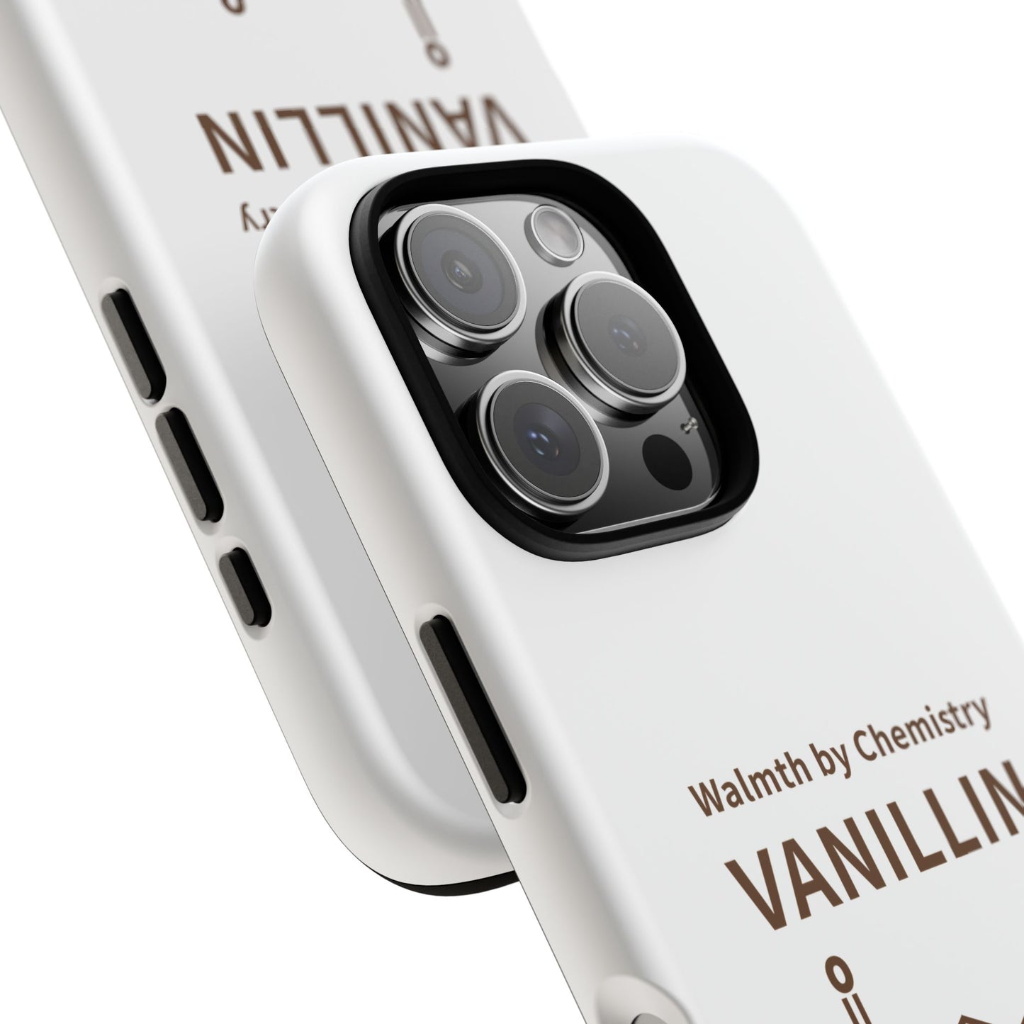 Vanillin Chemistry iPhone Case — 'Warmth by Chemistry' Molecule Design