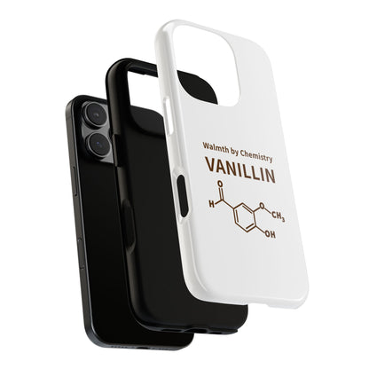 Vanillin Chemistry iPhone Case — 'Warmth by Chemistry' Molecule Design