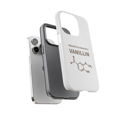 Vanillin Chemistry iPhone Case — 'Warmth by Chemistry' Molecule Design