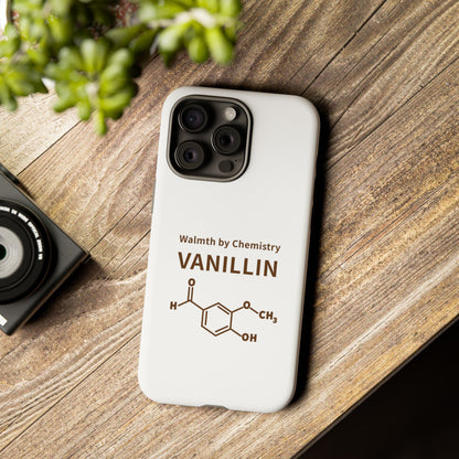 Vanillin Chemistry iPhone Case — 'Warmth by Chemistry' Molecule Design