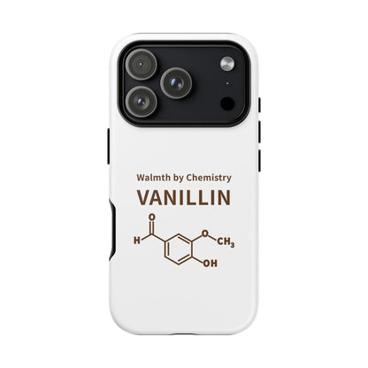 Vanillin Chemistry iPhone Case — 'Warmth by Chemistry' Molecule Design