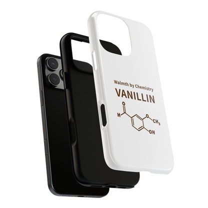 Vanillin Chemistry iPhone Case — 'Warmth by Chemistry' Molecule Design