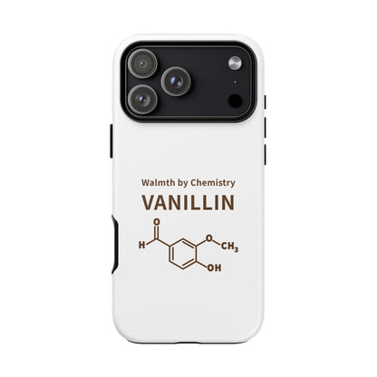 Vanillin Chemistry iPhone Case — 'Warmth by Chemistry' Molecule Design
