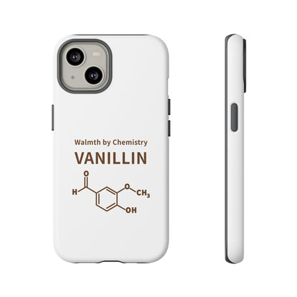 Vanillin Chemistry iPhone Case — 'Warmth by Chemistry' Molecule Design