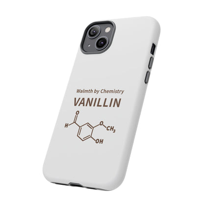 Vanillin Chemistry iPhone Case — 'Warmth by Chemistry' Molecule Design