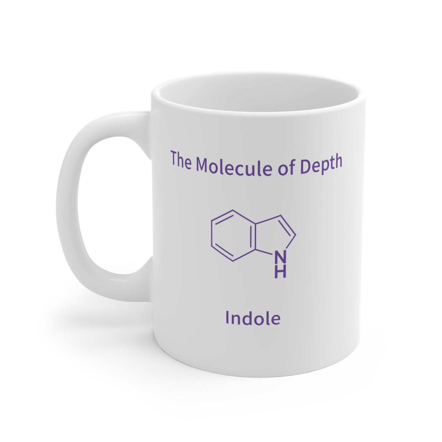 Indole Chemistry Mug – "The Molecule of Depth" 11oz Coffee Cup
