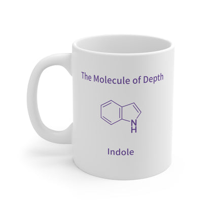 Indole Chemistry Mug – "The Molecule of Depth" 11oz Coffee Cup