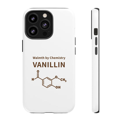 Vanillin Chemistry iPhone Case — 'Warmth by Chemistry' Molecule Design