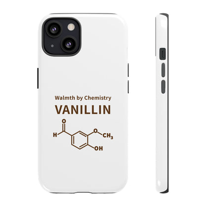 Vanillin Chemistry iPhone Case — 'Warmth by Chemistry' Molecule Design