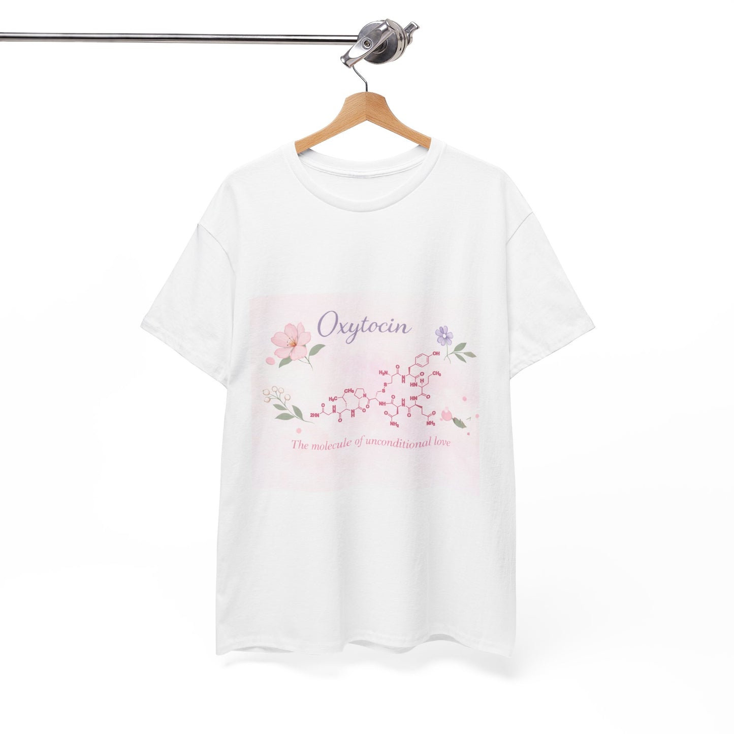 Oxytocin Floral Tee | The Molecular Signature of Motherhood | Science Gift