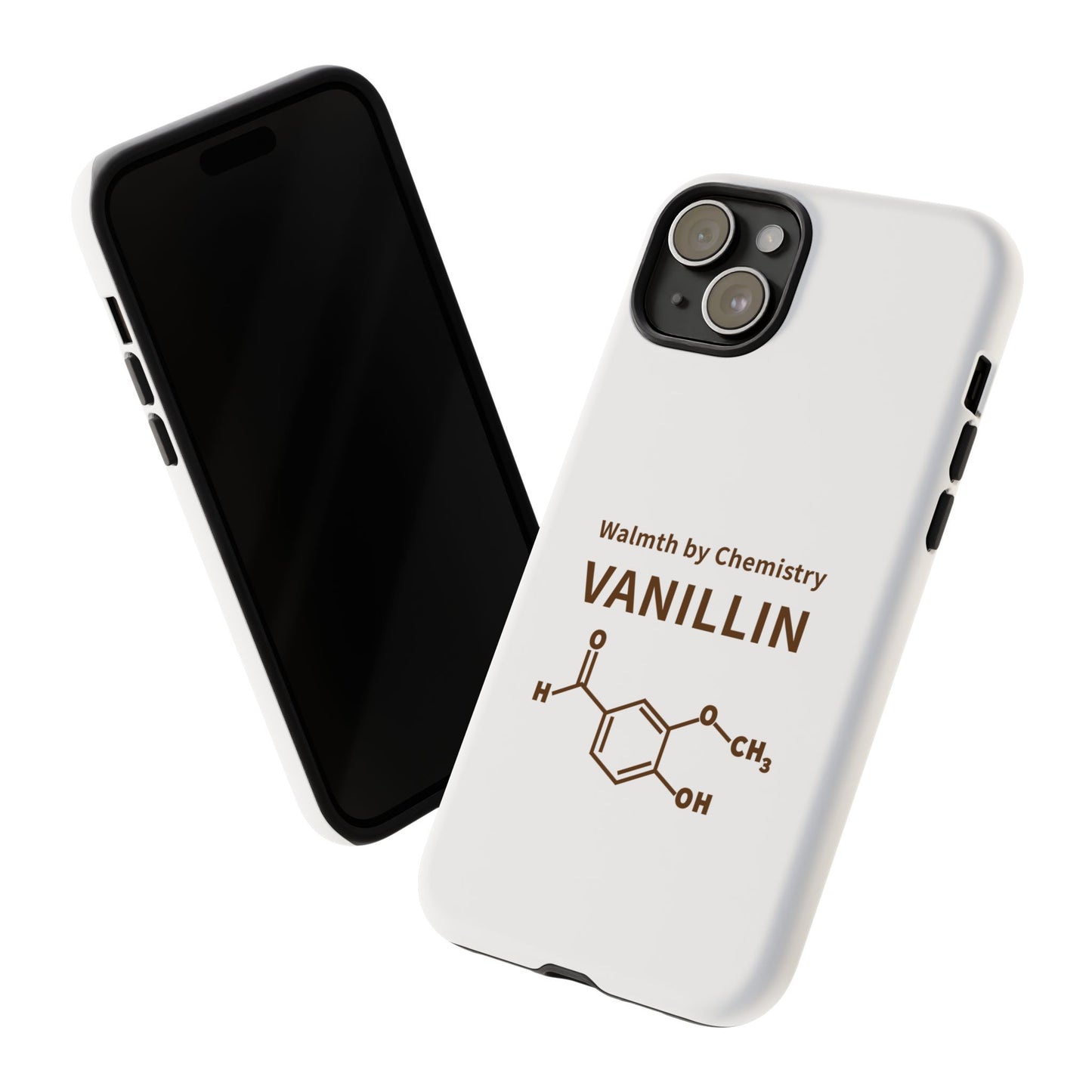 Vanillin Chemistry iPhone Case — 'Warmth by Chemistry' Molecule Design