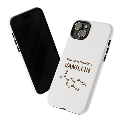 Vanillin Chemistry iPhone Case — 'Warmth by Chemistry' Molecule Design
