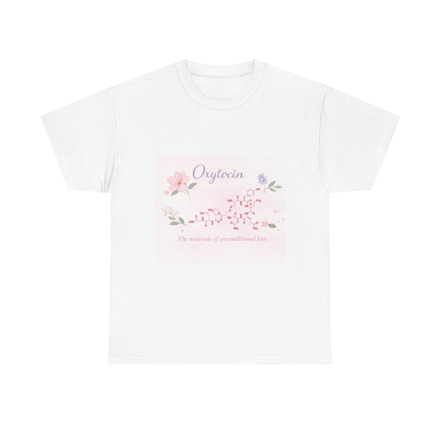 Oxytocin Floral Tee | The Molecular Signature of Motherhood | Science Gift
