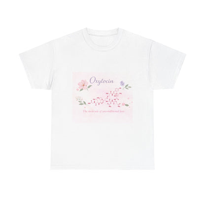Oxytocin Floral Tee | The Molecular Signature of Motherhood | Science Gift
