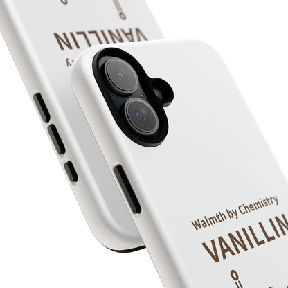 Vanillin Chemistry iPhone Case — 'Warmth by Chemistry' Molecule Design