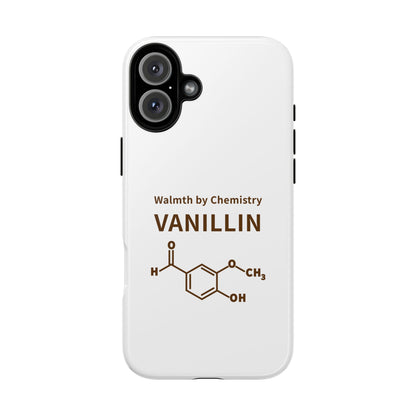 Vanillin Chemistry iPhone Case — 'Warmth by Chemistry' Molecule Design