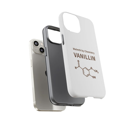 Vanillin Chemistry iPhone Case — 'Warmth by Chemistry' Molecule Design