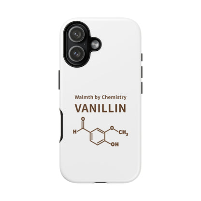 Vanillin Chemistry iPhone Case — 'Warmth by Chemistry' Molecule Design