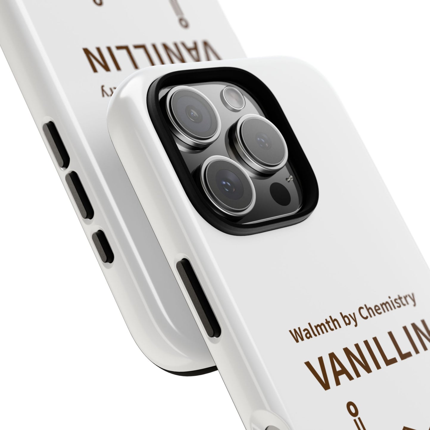 Vanillin Chemistry iPhone Case — 'Warmth by Chemistry' Molecule Design