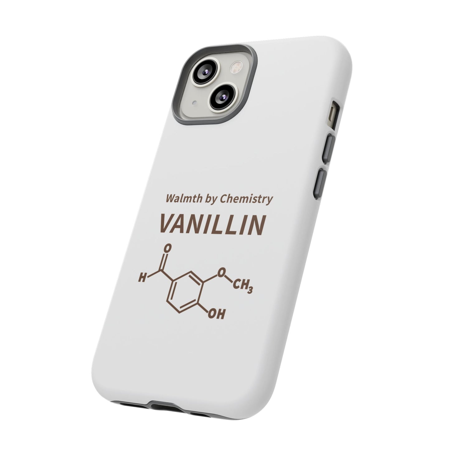 Vanillin Chemistry iPhone Case — 'Warmth by Chemistry' Molecule Design