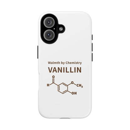 Vanillin Chemistry iPhone Case — 'Warmth by Chemistry' Molecule Design