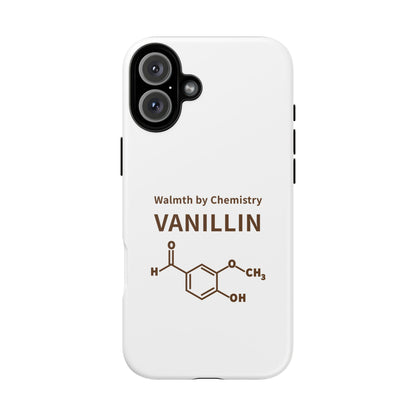 Vanillin Chemistry iPhone Case — 'Warmth by Chemistry' Molecule Design
