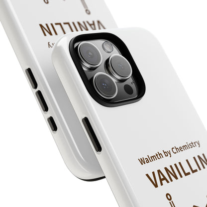 Vanillin Chemistry iPhone Case — 'Warmth by Chemistry' Molecule Design