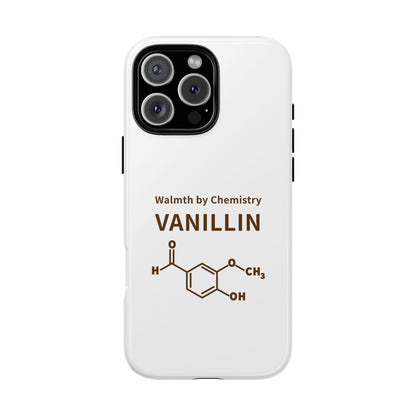 Vanillin Chemistry iPhone Case — 'Warmth by Chemistry' Molecule Design