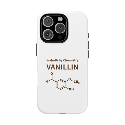 Vanillin Chemistry iPhone Case — 'Warmth by Chemistry' Molecule Design