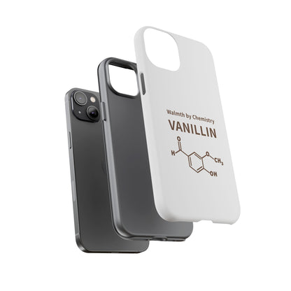 Vanillin Chemistry iPhone Case — 'Warmth by Chemistry' Molecule Design