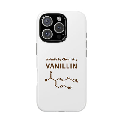 Vanillin Chemistry iPhone Case — 'Warmth by Chemistry' Molecule Design