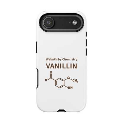 Vanillin Chemistry iPhone Case — 'Warmth by Chemistry' Molecule Design