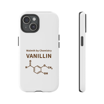 Vanillin Chemistry iPhone Case — 'Warmth by Chemistry' Molecule Design