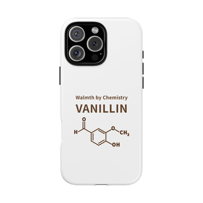 Vanillin Chemistry iPhone Case — 'Warmth by Chemistry' Molecule Design